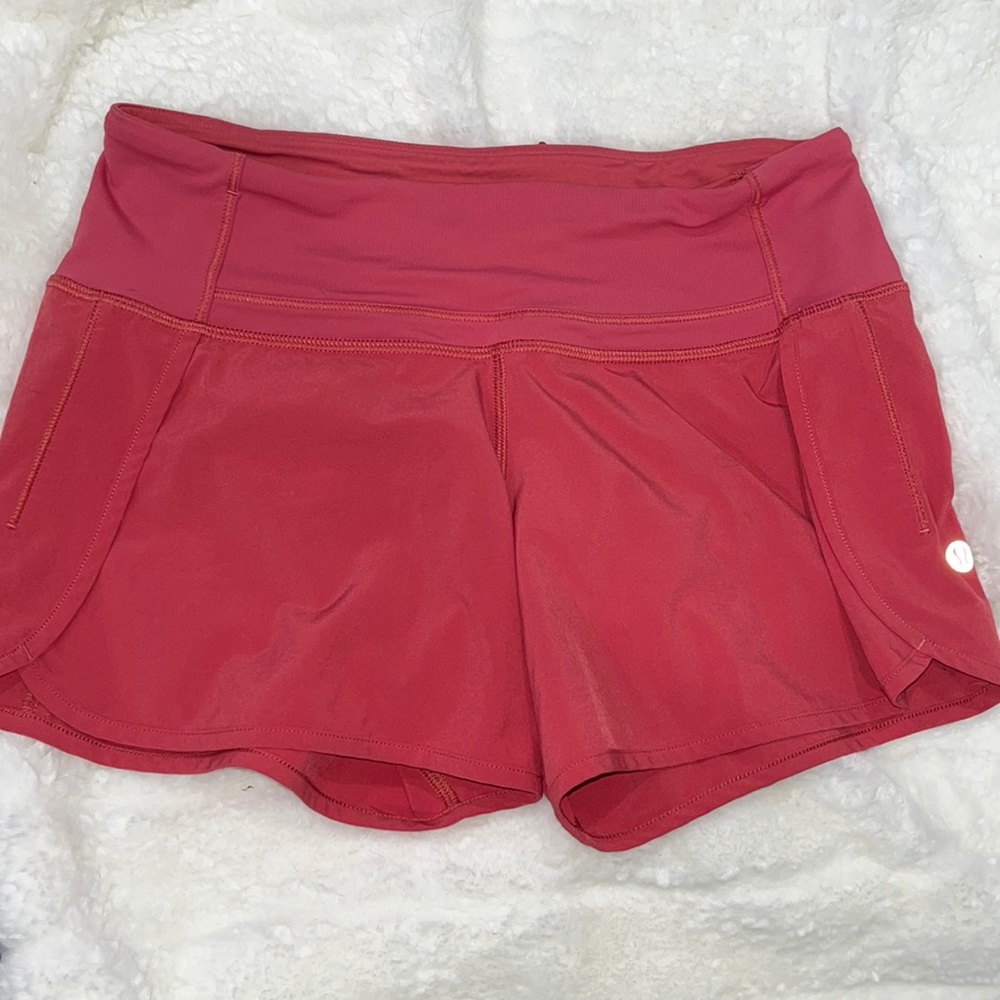 Lululemon pink shorts